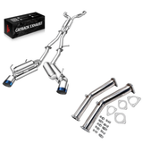 Catback Exhaust for 2003-2008 Nissan 350Z & Infiniti G35 with 4.5'' Single Tip & 3'' Pipe Flashark