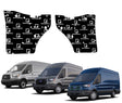 SoundSkins | 2015+ Ford Transit Front Doors 2 Pc Sound Deadening Vehicle Specific Kit | SSK-TRNST2DR | 3 Layers (Acoustic Foam, Foil, Rubber Butyl), 25.25 sq ft SoundSkins Global