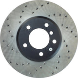 StopTech 09-10 BMW 535i xDrive SportStop Cryo Cross Drilled Front Right Rotor