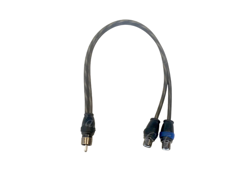 Sky High Car Audio Twisted RCA Y Splitter Sky High Car Audio