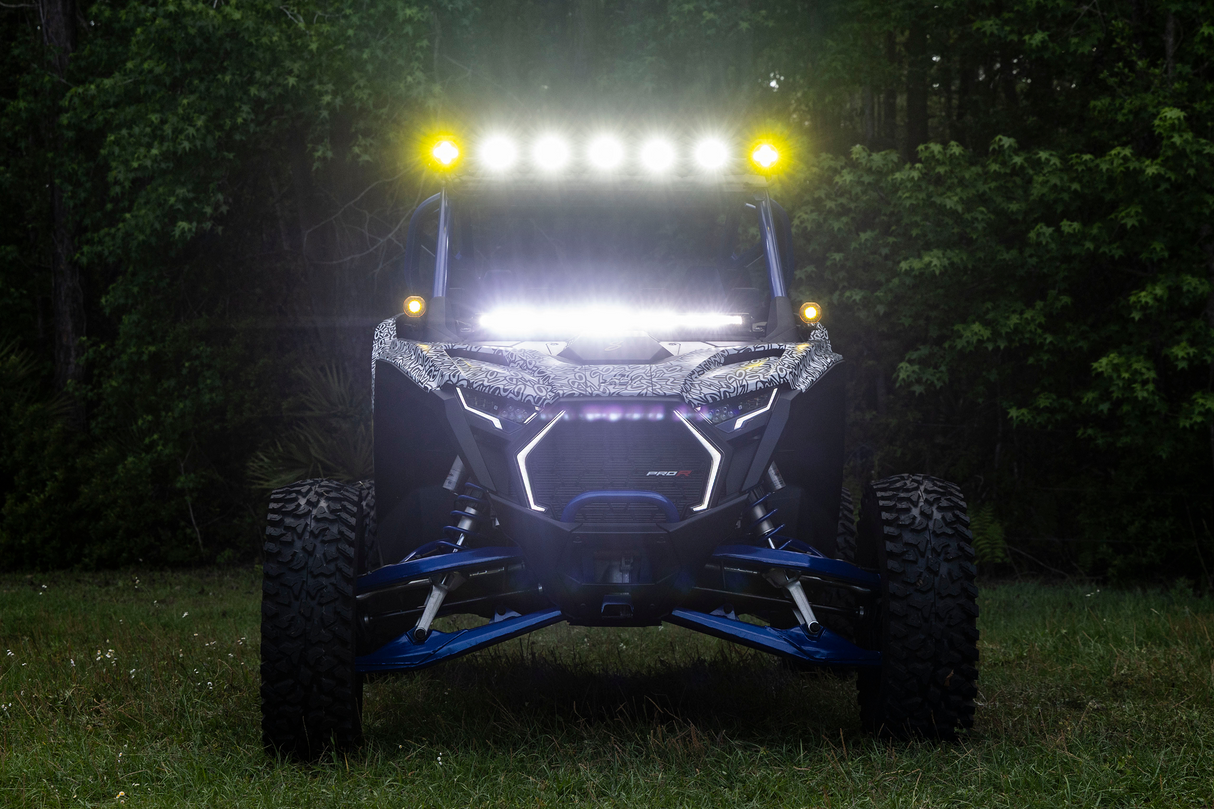 HEXCORE Universal 2" LED Pod Lights, Driving Beam Amber & White (Pair) | STL2PDL Stinger