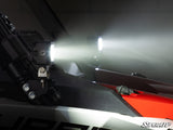 SuperATV 2" LED Cube Lights Dual-Mode Spotlight Amber DRL
