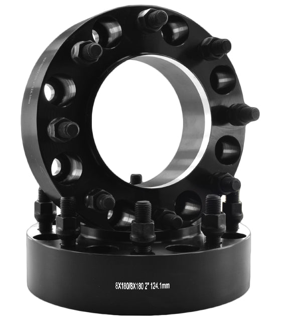 8x180 Wheel Spacers Hub Centric Billet For 2011-2026 GM 2500 3500 SRW