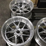 Custom Wheel Two Piece - set of four