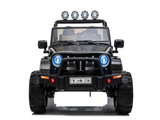 2 Seater 24 Volt 4x4 Electric Ride On Jeep Style Rubber Tires Fully Loaded Truck ATV UTV For Kids W/Magic Cars® Wireless Parental Control MagicCars