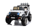 2 Seater 24 Volt 4x4 Electric Ride On Jeep Style Rubber Tires Fully Loaded Truck ATV UTV For Kids W/Magic Cars® Wireless Parental Control MagicCars