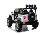 2 Seater 24 Volt 4x4 Electric Ride On Jeep Style Rubber Tires Fully Loaded Truck ATV UTV For Kids W/Magic Cars® Wireless Parental Control MagicCars