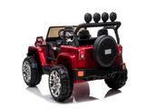 2 Seater 24 Volt 4x4 Electric Ride On Jeep Style Rubber Tires Fully Loaded Truck ATV UTV For Kids W/Magic Cars® Wireless Parental Control MagicCars