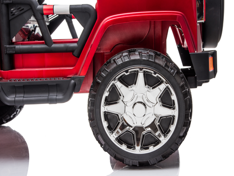 24 Volt 2 Seater 4x4 Electric Ride On Jeep Style Rubber Tires Fully Loaded Truck UTV ATV For Kids W/Magic Cars® Wireless Parental Control