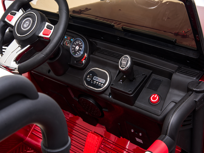 Ride On Car Kids Jeep Style 4x4 W/Rubber Tires 24 Volt