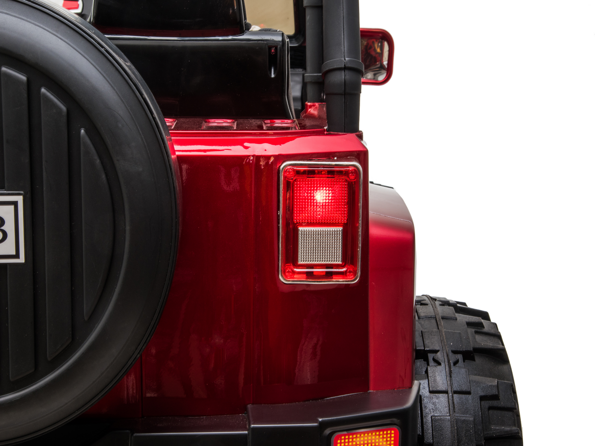 24 Volt 2 Seater 4x4 Electric Ride On Jeep Style Rubber Tires Fully Loaded Truck UTV ATV For Kids W/Magic Cars® Wireless Parental Control