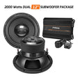 PRV Audio Dual 12" Bass Bundle
