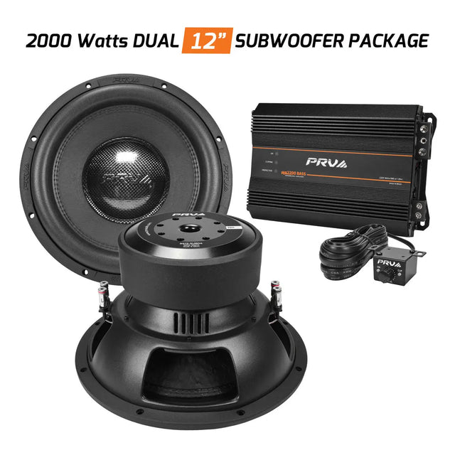 PRV Audio Dual 12" Bass Bundle