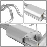 Catback Exhaust System For 2015-2020 Ford F150 2.7L 3.5L 5.0L 3-Inch W/ Black/Polished Muffler Tips Flashark