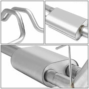 Catback Exhaust System For 2015-2020 Ford F150 2.7L 3.5L 5.0L 3-Inch W/ Black/Polished Muffler Tips Flashark
