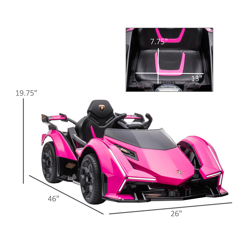 12V Lamborghini Kids Ride-On Sports Car with Remote Control