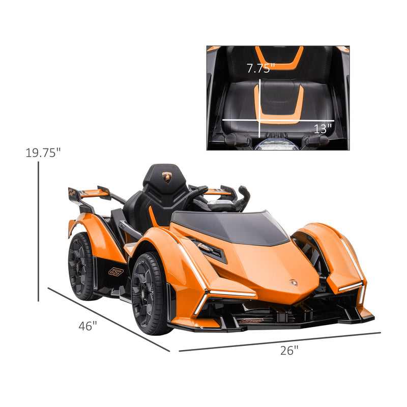 12V Lamborghini Kids Ride-On Sports Car with Remote Control