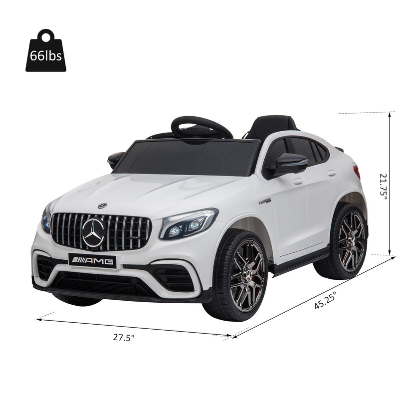 Mercedez-Benz 12V Kids Ride-On Car with Remote Control, Music, and Lights - A Premium Driving Experience for Young Ones