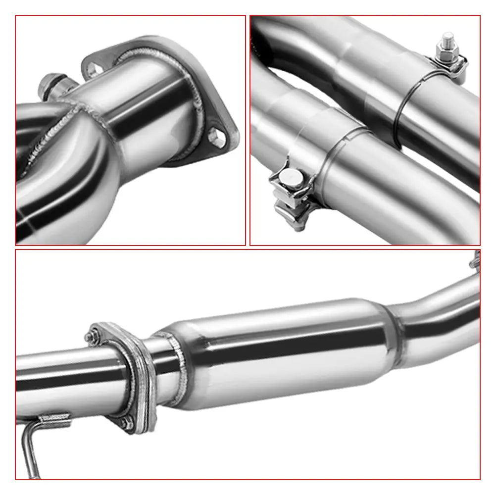 3 Inches Single Tip Cat-Back Exhaust for 2009-2020 Nissan 370Z Flashark