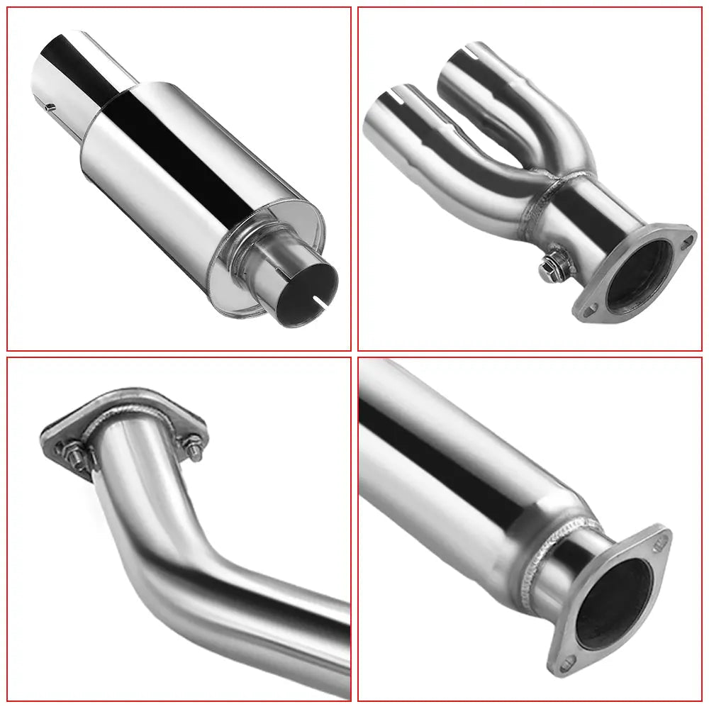3 Inches Single Tip Cat-Back Exhaust for 2009-2020 Nissan 370Z