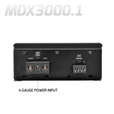 PRV Audio MDX3000.1 | 3000W RMS Full Range Monoblock Amplifier 1-Ohm