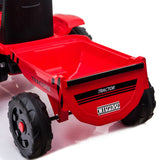 3-Gear-Shift Ground Loader Ride On Toy with LED Lights and Trailer Attachment