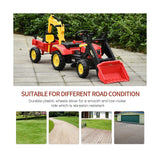 3-in-1 Kids Ride-On Excavator/Bulldozer: Pedal Car Digger Toy for Forward Movement