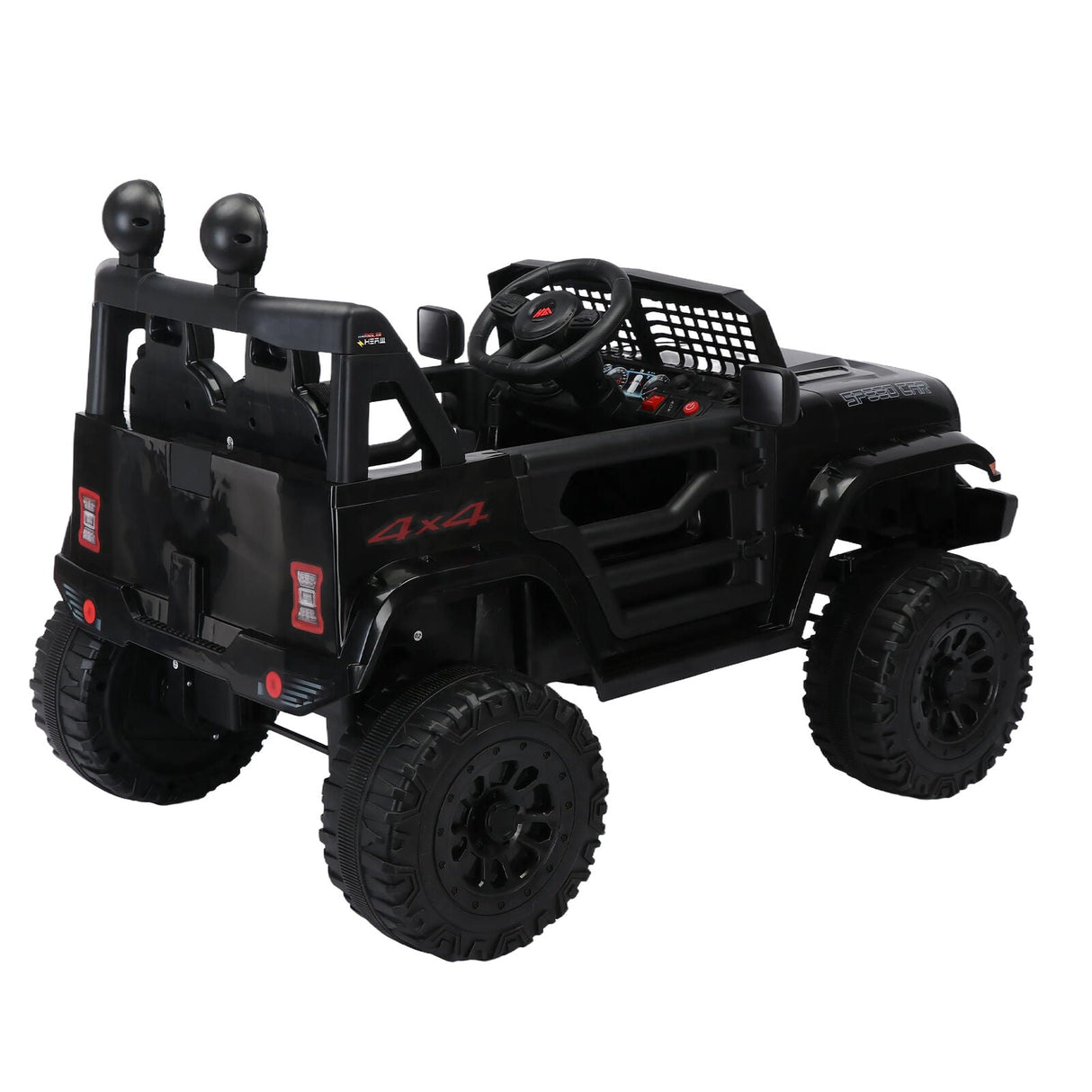 3-Speed Electric Car for Kids with Power Display, USB, MP3, and Bluetooth Connectivity