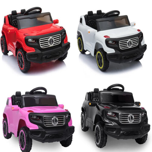 3-Speed Electric Ride-On Car for Kids with Remote Control, Music, and Lights