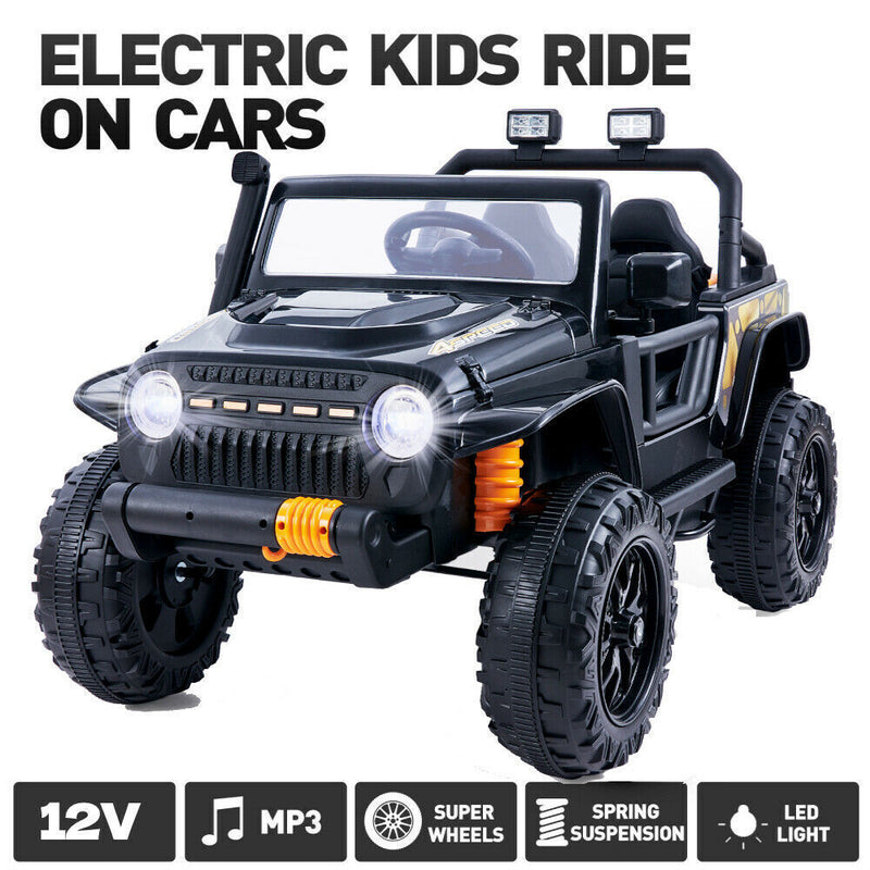 3-Speed Electric Ride-On SUV Truck for Kids with Remote Control and Parent Seat - 12V