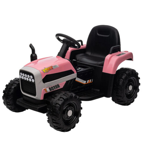3-Speed Electric Ride-On Tractor for Kids with Trailer and Remote Control - 12V
