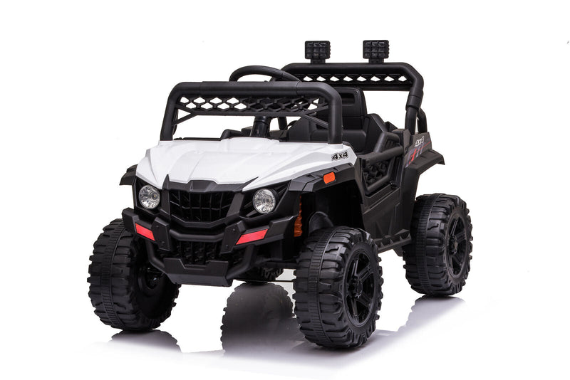 Electric 2-Seater Jeep for Kids with MP3 and LED Lights - 12V Battery Powered for Safe Fun!