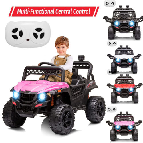 3-Speed Kids Ride On Car Truck with Remote Control and Music Player