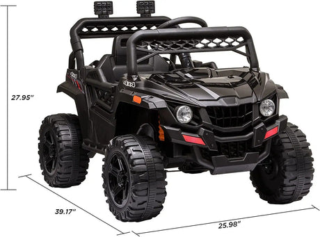 3-Speed Kids Ride On Car Truck with Remote Control and Music Player