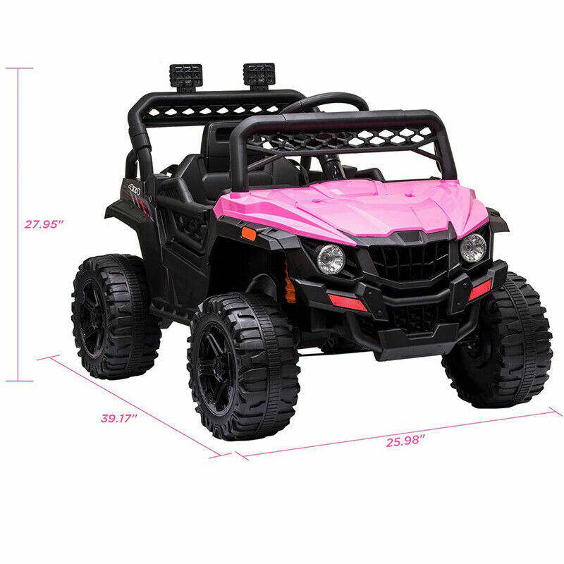 3-Speed Kids Ride On Car Truck with Remote Control and Music Player