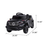 3-Speed LED Ride-On Car for Kids with Remote Control and 4 Color Options