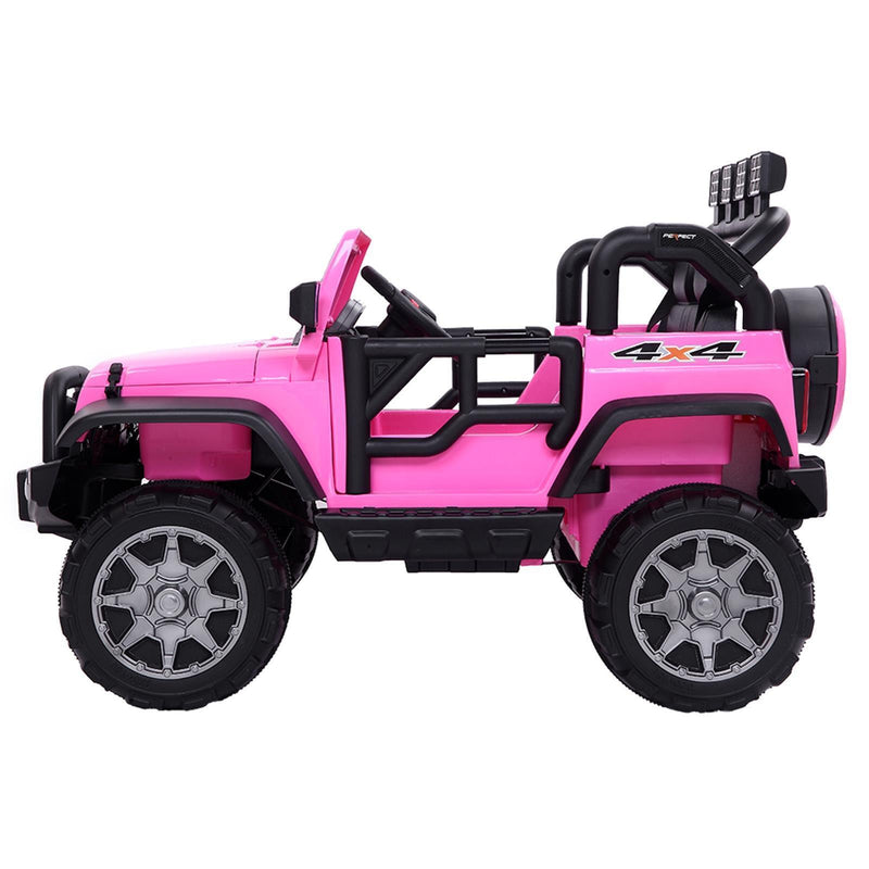 3-Speed Pink Electric Ride-On Car for Kids with Remote Control - Safe and Fun!