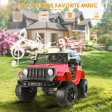 Premium 12V Ride-On Truck for Kids with Parental Remote Control and 3 Speed Options