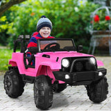 3-Speed Ride-On Truck with MP3 Player, Remote Control, and LED Lights for Safe and Fun Playtime