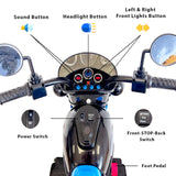 3-Wheel Chopper Motorbike Toy for Kids with LED Lights - Harley Motorcycle Inspired
