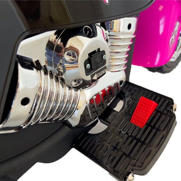 3-Wheel Chopper Ride-On Motorcycle Toy for Kids with LED Headlights