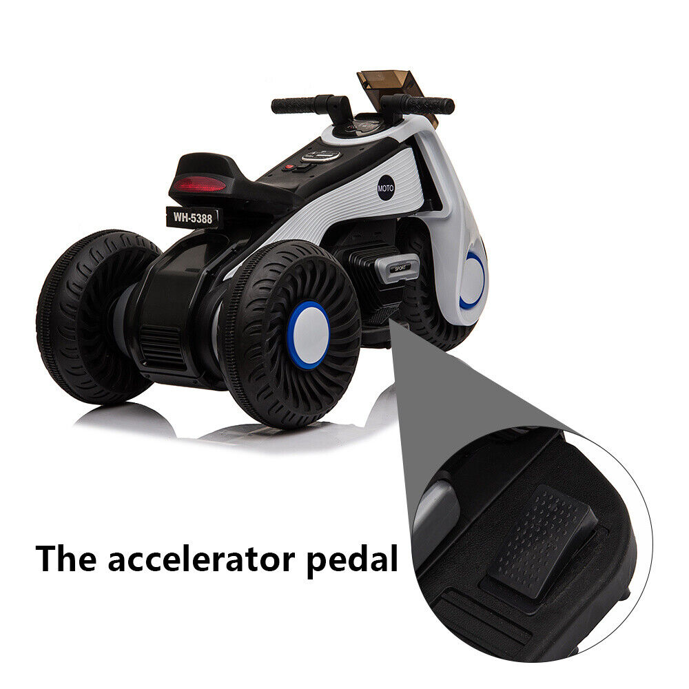 3-Wheel Double Drive Electric Motorcycle for Kids