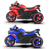 3-Wheel Electric Ride-On Motorcycle for Kids with Rechargeable 12V Battery