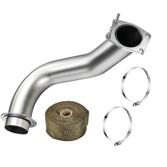 3.5'' Downpipe Exhaust For 2017-2023 Chevy/GMC Silverado/ Sierra L5P Duramax Diesel 6.6L Flashark