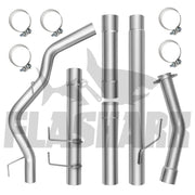 3.5/4 Inches 2018-2020 Powerstroke Ford F-150 3.0L DPF Delete Race Pipe Flashark
