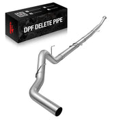 3.5/4 Inches 2018-2020 Powerstroke Ford F-150 3.0L DPF Delete Race Pipe Flashark