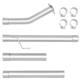 3.5/4 Inches 2018-2020 Powerstroke Ford F-150 3.0L DPF Delete Race Pipe Flashark