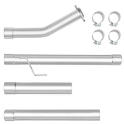 3.5/4 Inches 2018-2020 Powerstroke Ford F-150 3.0L DPF Delete Race Pipe Flashark