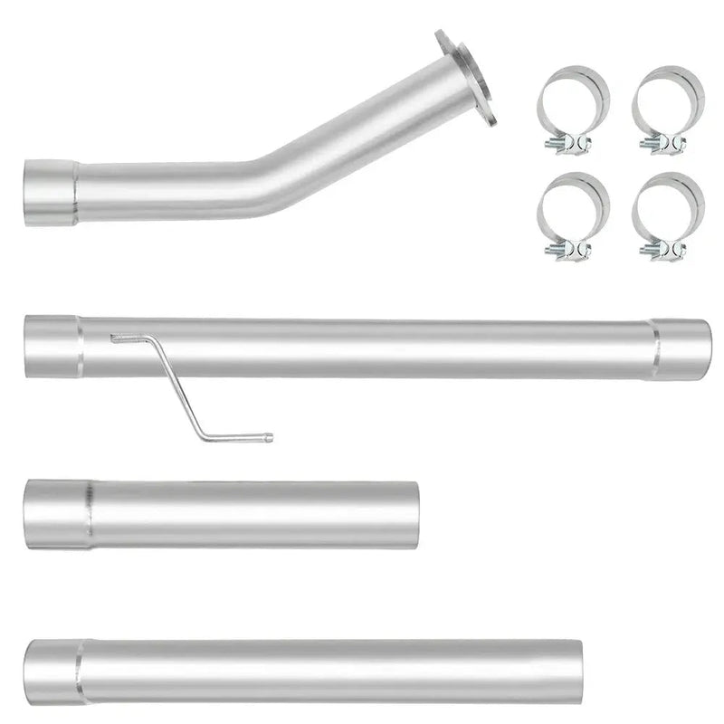 3.5/4 Inches 2018-2020 Powerstroke Ford F-150 3.0L DPF Delete Race Pipe Flashark