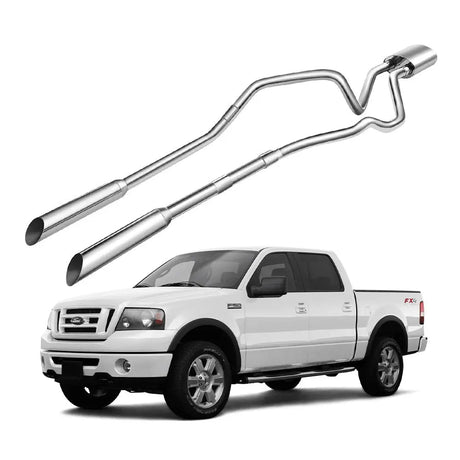 2004-2008 Ford F150 SuperCab/Super Crew Catback Exhaust System w/ 3.5-inch Muffler 4.6L 5.4L